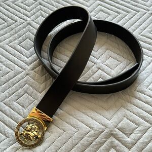 42-44” Black Belt w/Lion Head